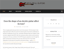 Tablet Screenshot of beautifulguitars.net
